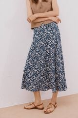 Cortefiel Printed circle skirt Multicolour