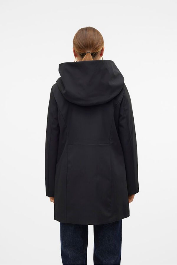 Vero Moda Coat measures neoprene effect  Black