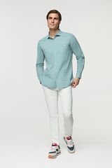 Williot Camisa Guayabera Turquesa