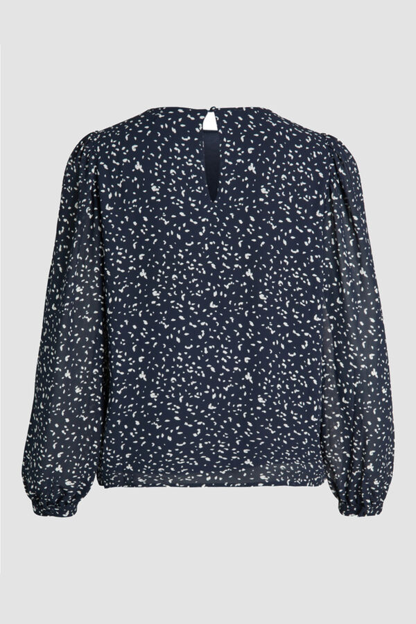 Cortefiel Sustainable fabric blouse Blue