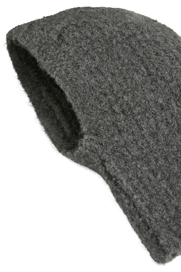 Vila Balaclava de lã Cinzento