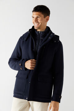 Cortefiel Jacket with lining Navy