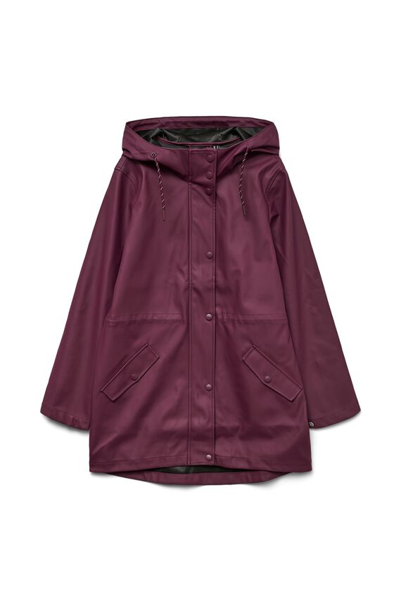 Impermeable con capucha ajustable