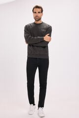 Jack & Jones Sweatshirt básico estampado  Cinzento