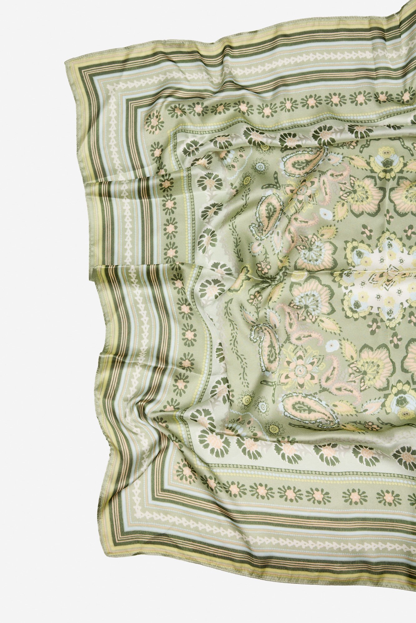 Cortefiel Paisley satin scarf