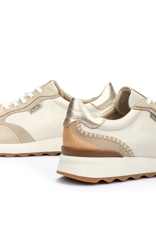 Pikolinos Sapatilhas com fecho de atacadores para mulher Branco