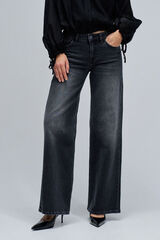 Salsa Jeans Calça jeans larga de cintura baixa Preto