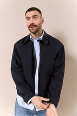 OOTO Cazadora ligera casual Azul oscuro