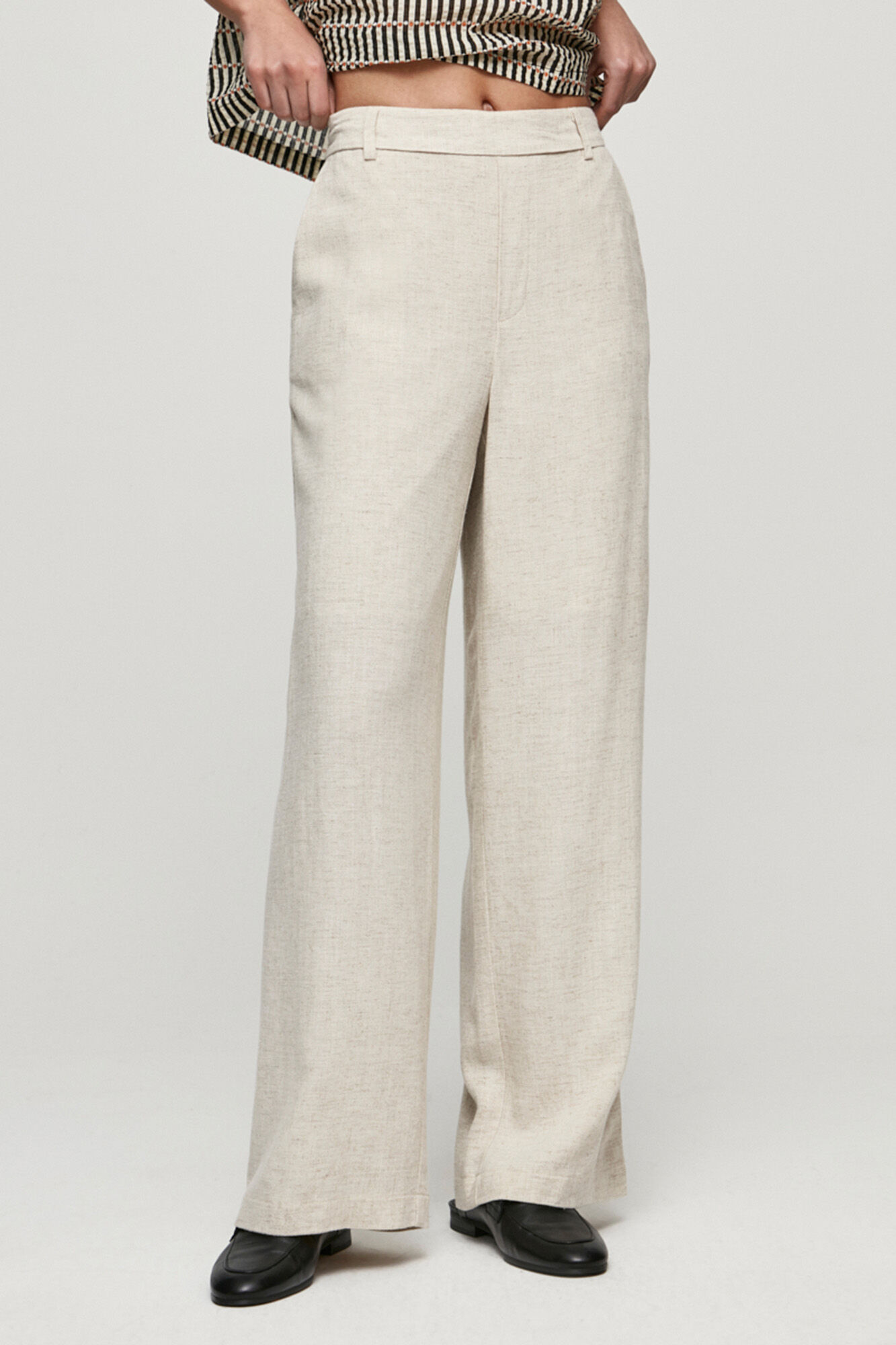 Pantalon ancho Pantalones de mujer Cortefiel
