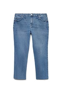 Vero Moda Curve Cal&ccedil;as jeans de corte reto tamanho grande