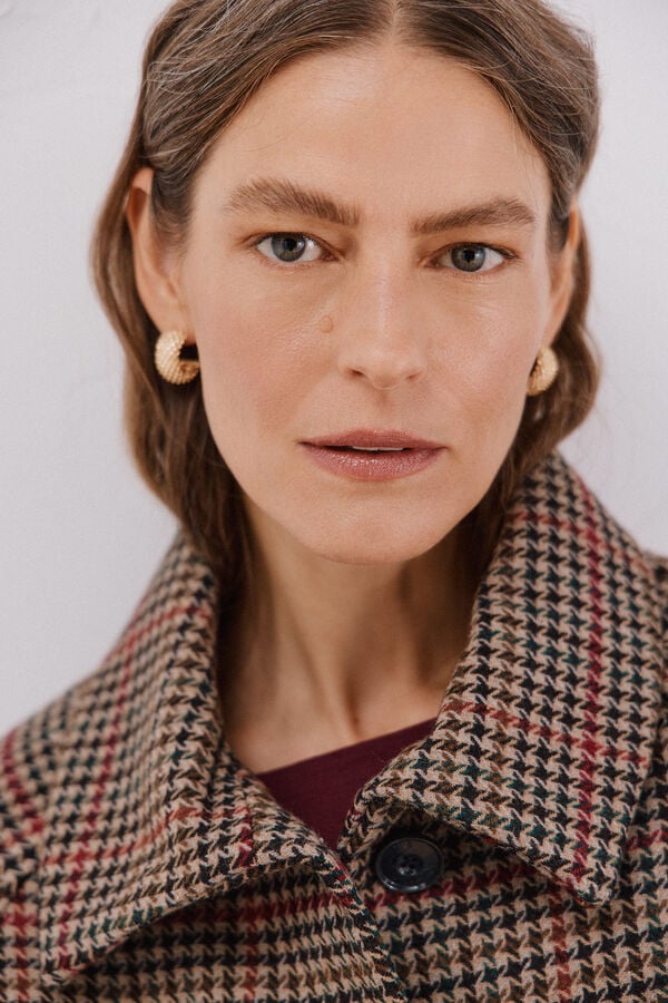 Cortefiel Sobretudo tecido curto Granada