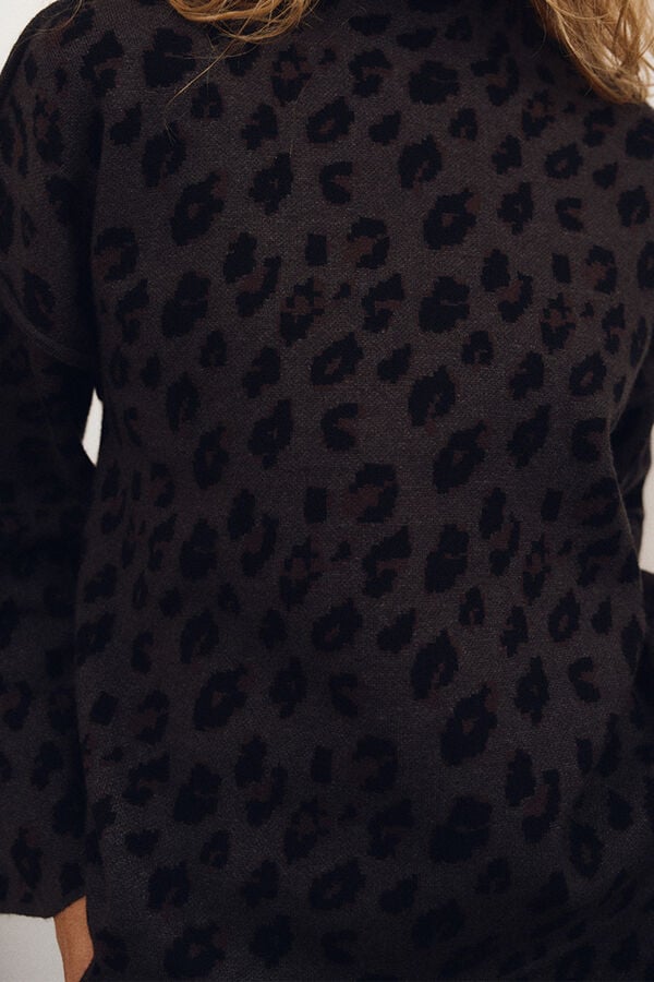 Molly Bracken Camisola com estampado Cinzento