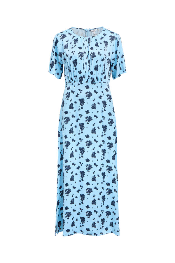 Object Vestido comprido estampado Azul