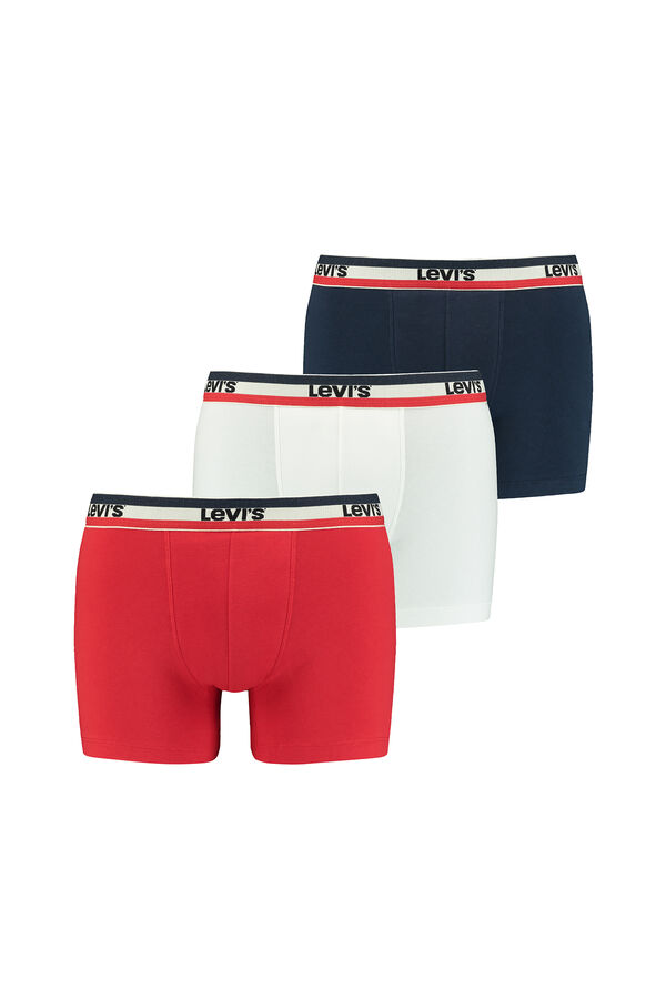 Cortefiel Pack of three Levi's boxers White