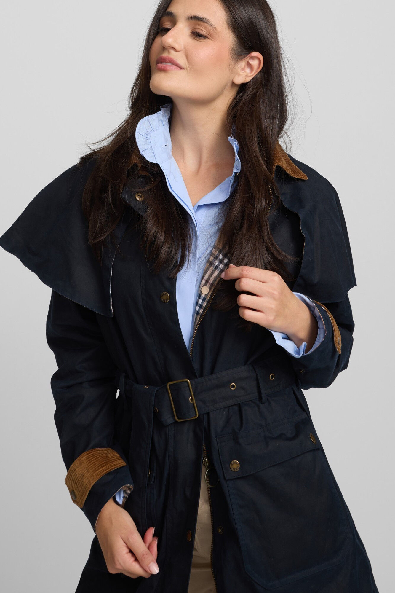 Silbon Parka longa encerada