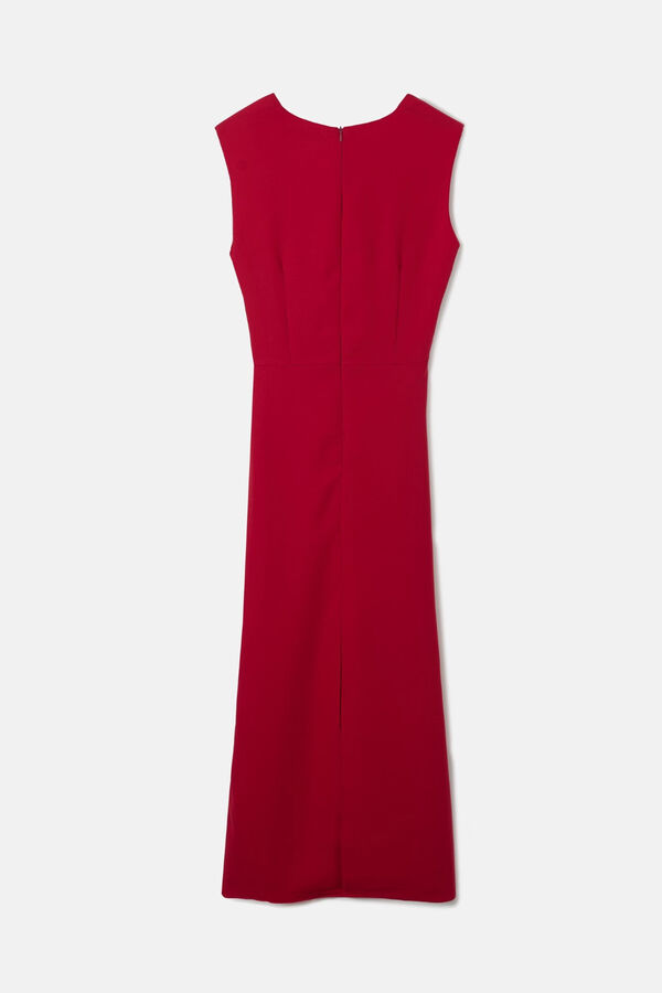 Silbon Vestido nudo Granate