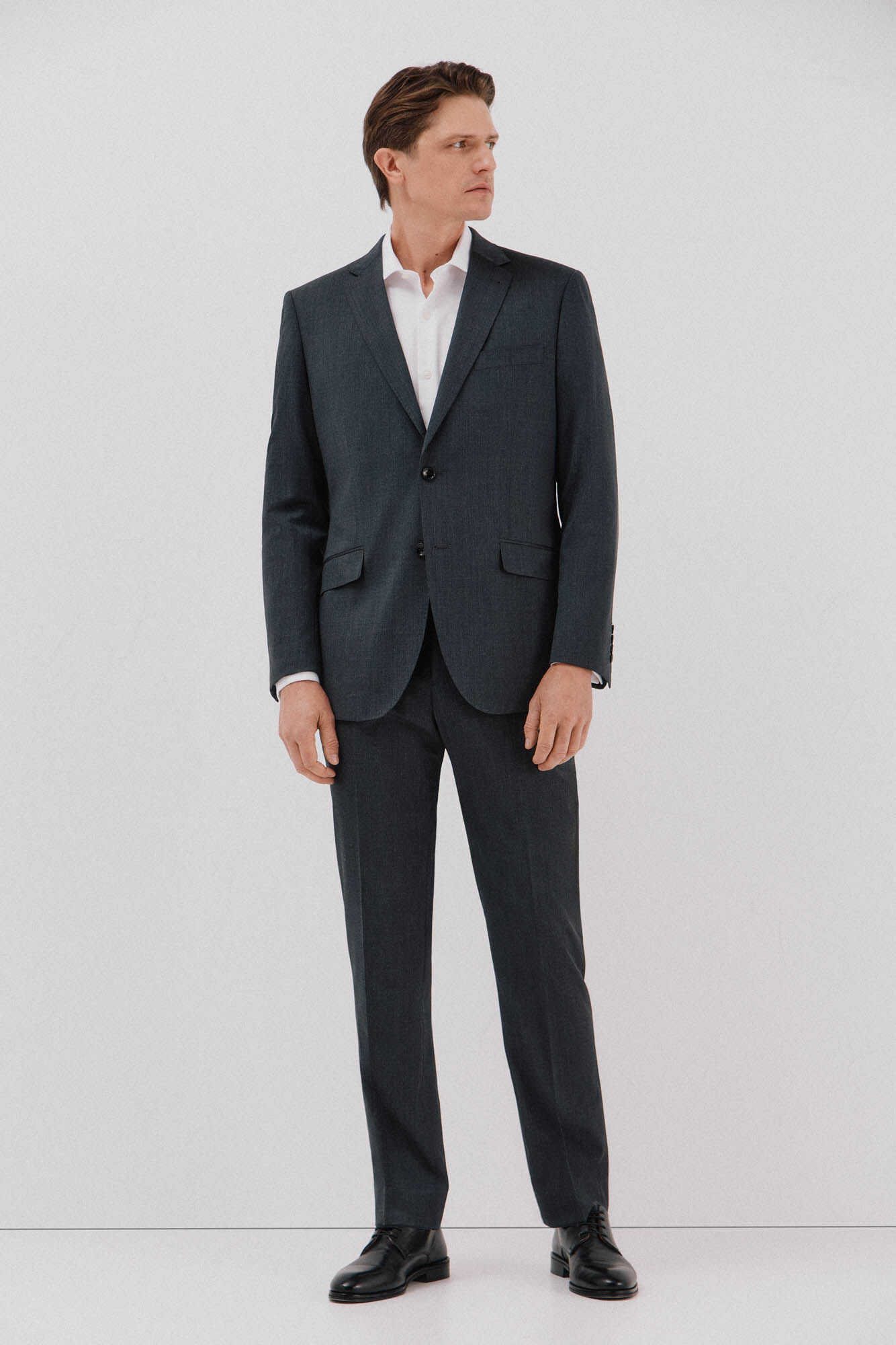 Cortefiel Camisa g&eacute;meos lisa f&aacute;cil de engomar