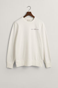 Cortefiel Graphic print sweatshirt Ivory