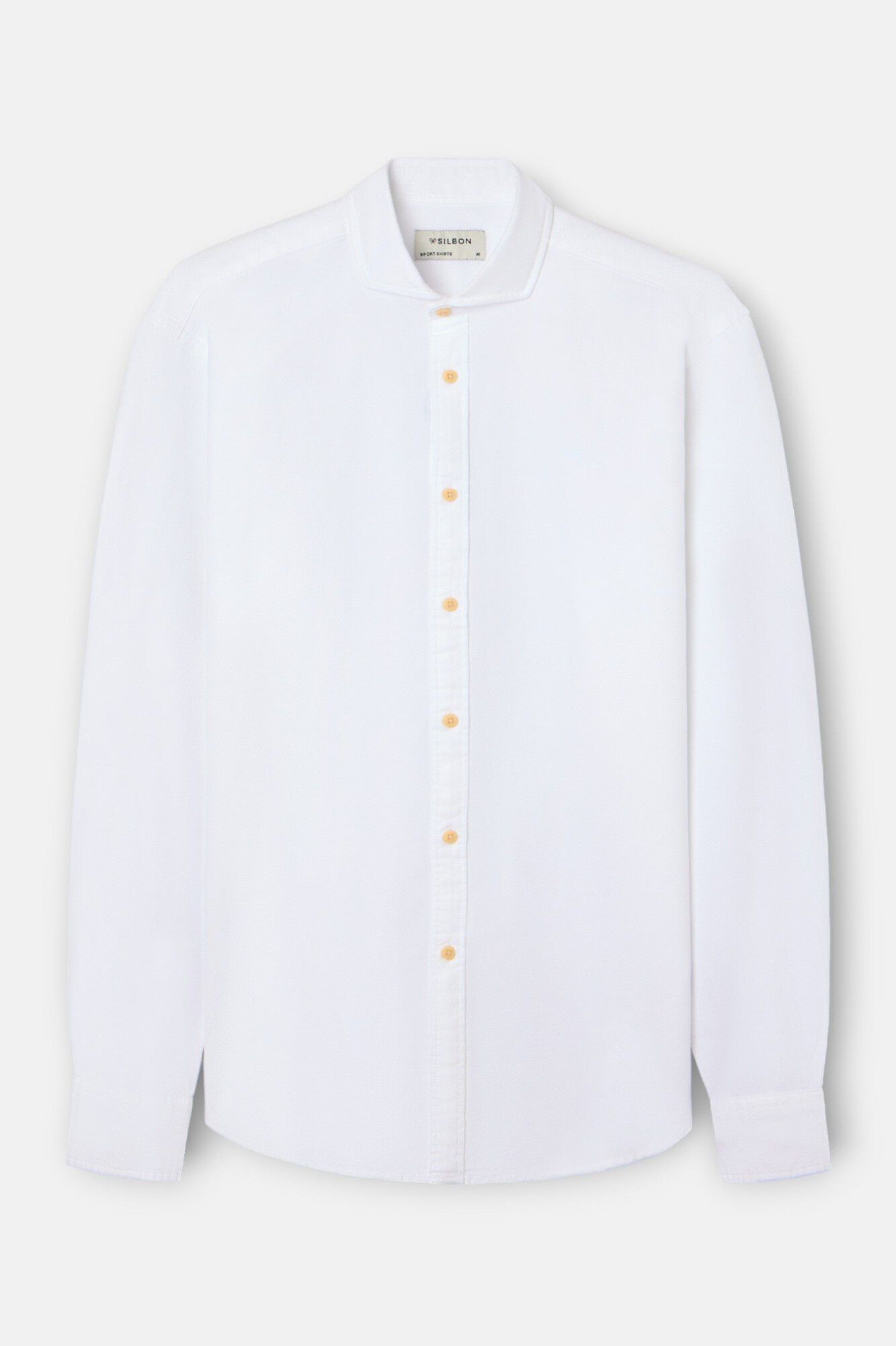 Silbon Camisa desportiva com logo estruturado