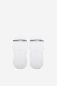 Cortefiel Plain breathable no-show socks White