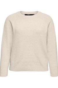 Vero Moda Curve Camisola grande de gola redonda 