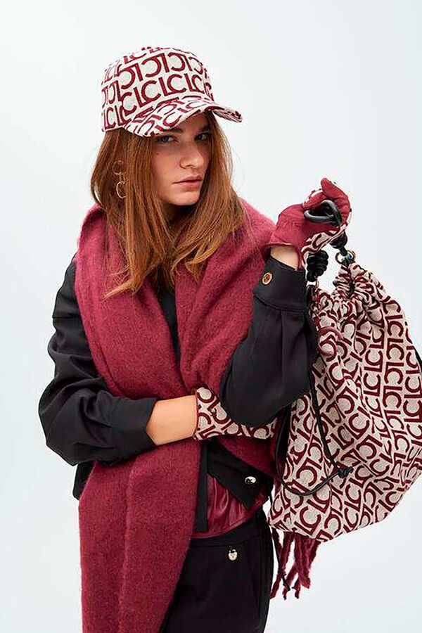 Lola Casademunt Shopper LC Estampado granate