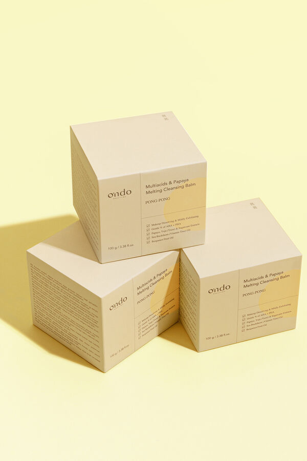 Ondo beauty 36.5 Multi-acid cleansing balm with papaya Yellow