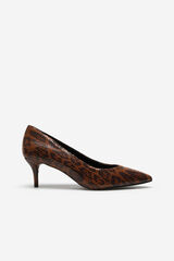 Cortefiel Leopard thin heel Printed beige