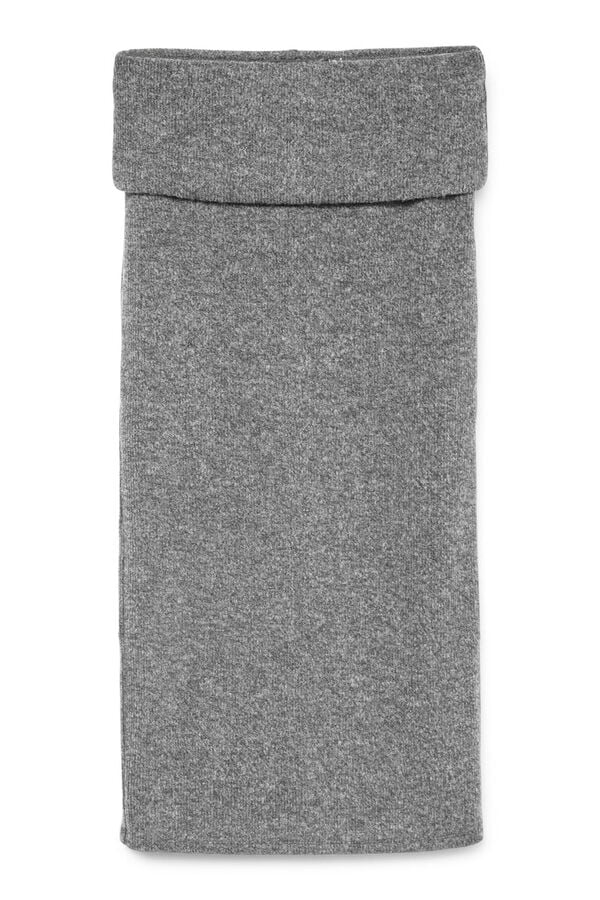 Vero Moda Malha midi de saia Cinzento