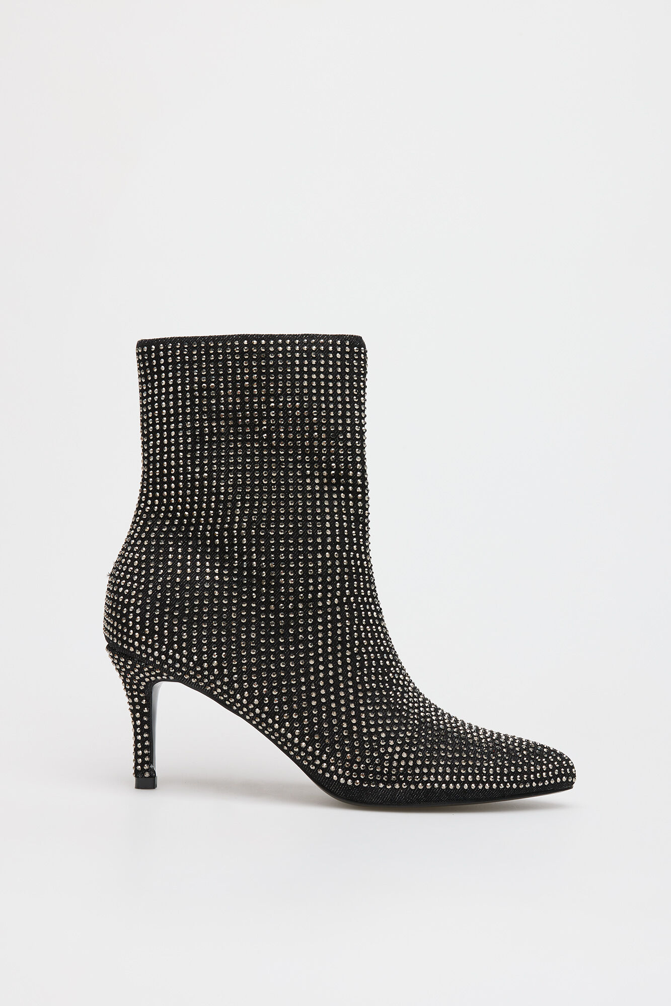 Grey studded ankle boots store
