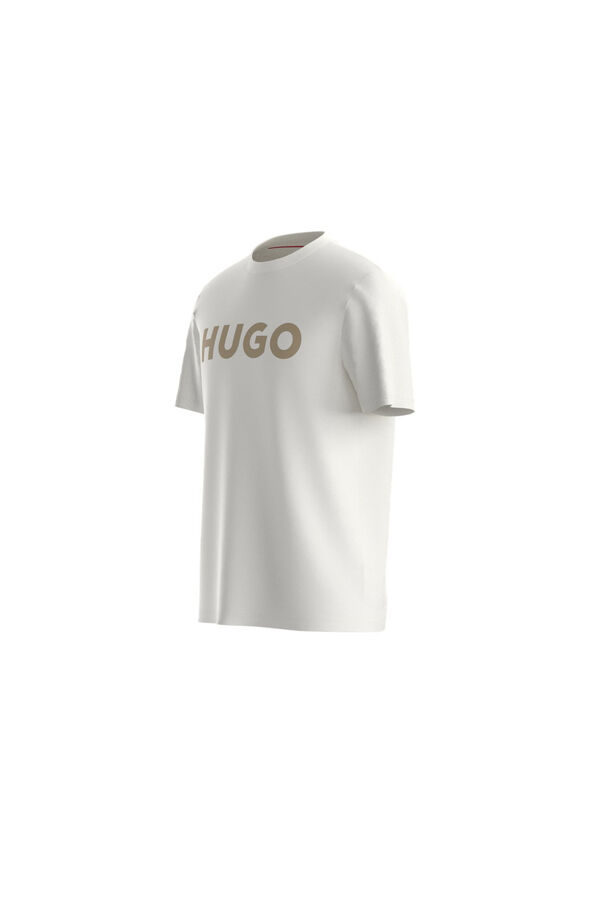 HUGO T-shirt de manga curta Branco