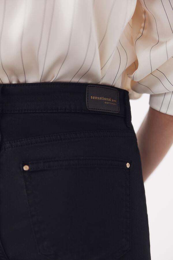 Cortefiel Sensational straight jeans Black