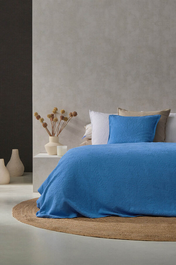 Cortefiel Blue Aruba Bedspread cama 180-200 cm Blue