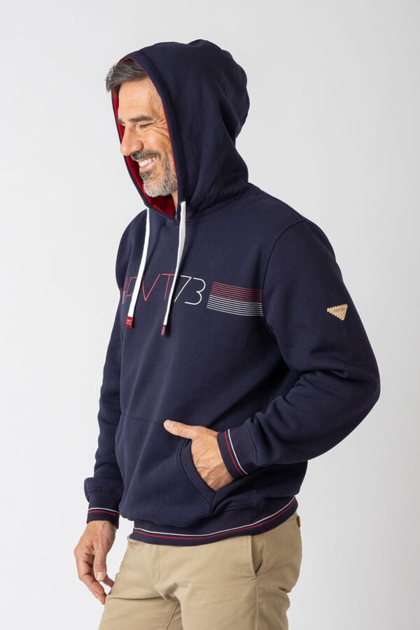 Privata Sweatshirt com capuz e bolsos Azul