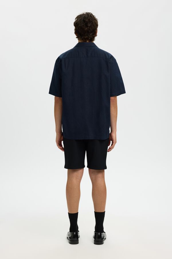 Selected Short sleeve shirt Navy