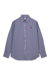 Us Polo Camisa xadrez Ivor Azul