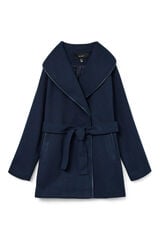 Vero Moda Sobretudo curto de pano Azul
