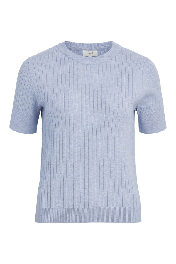 Cortefiel Jersey-knit T-shirt Blue
