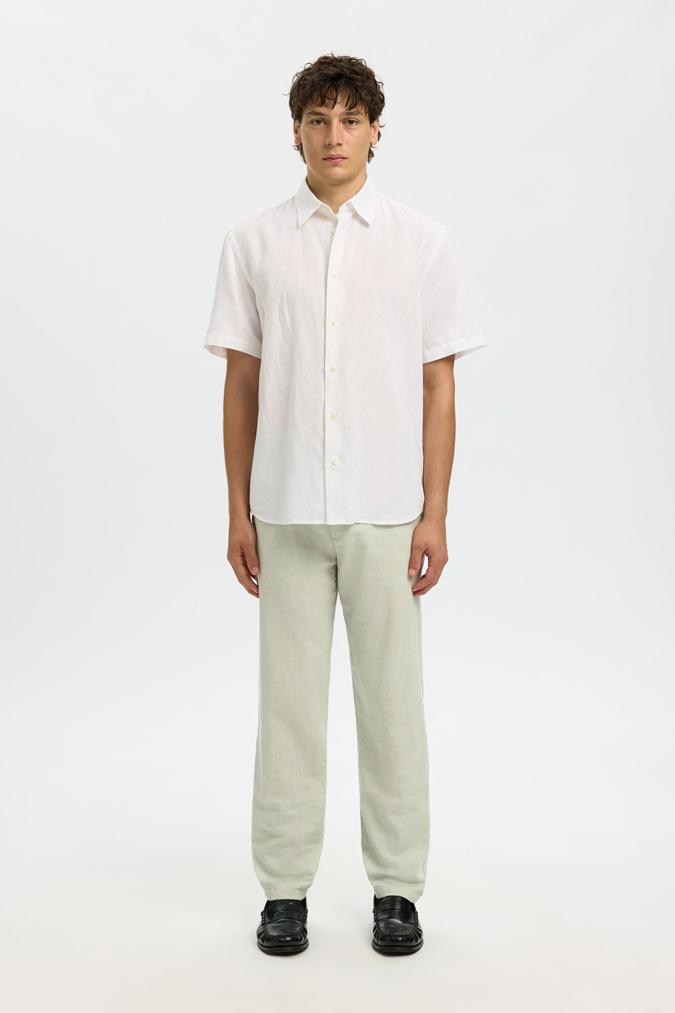 Selected Linen chinos
