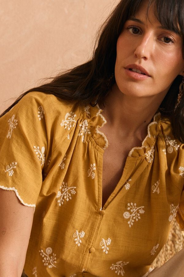 Pol&iacute;n Et Moi Top Bel&eacute;n Dourado