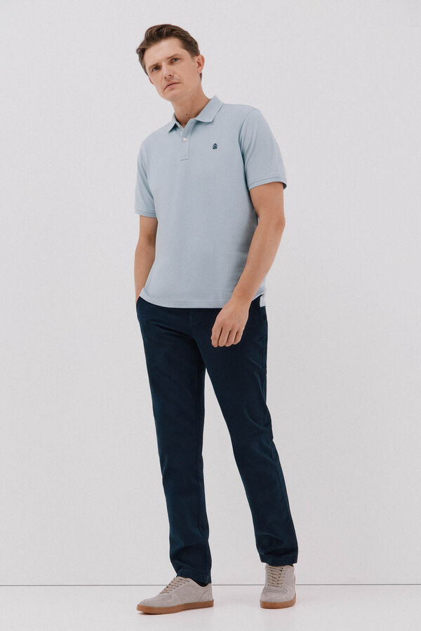Cortefiel Regular fit chinos Navy