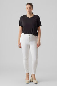 Cortefiel Plus size skinny jeans  White