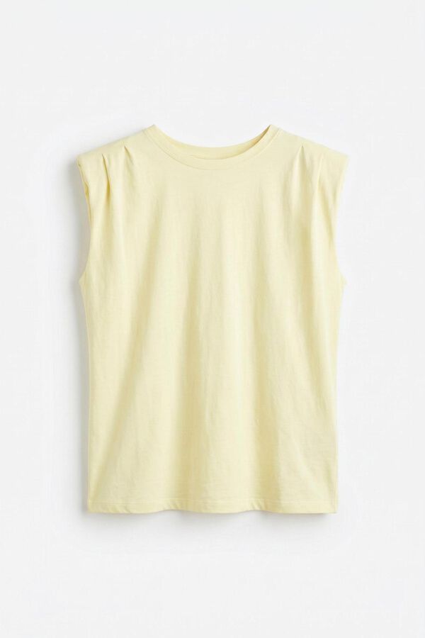 Slowlove Shoulder pad top Yellow