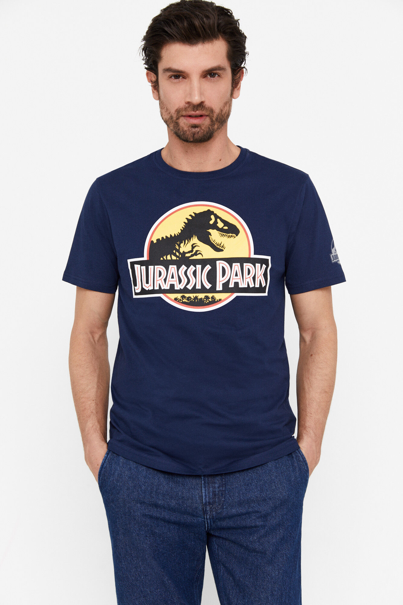 Camiseta jurassic park hotsell hombre