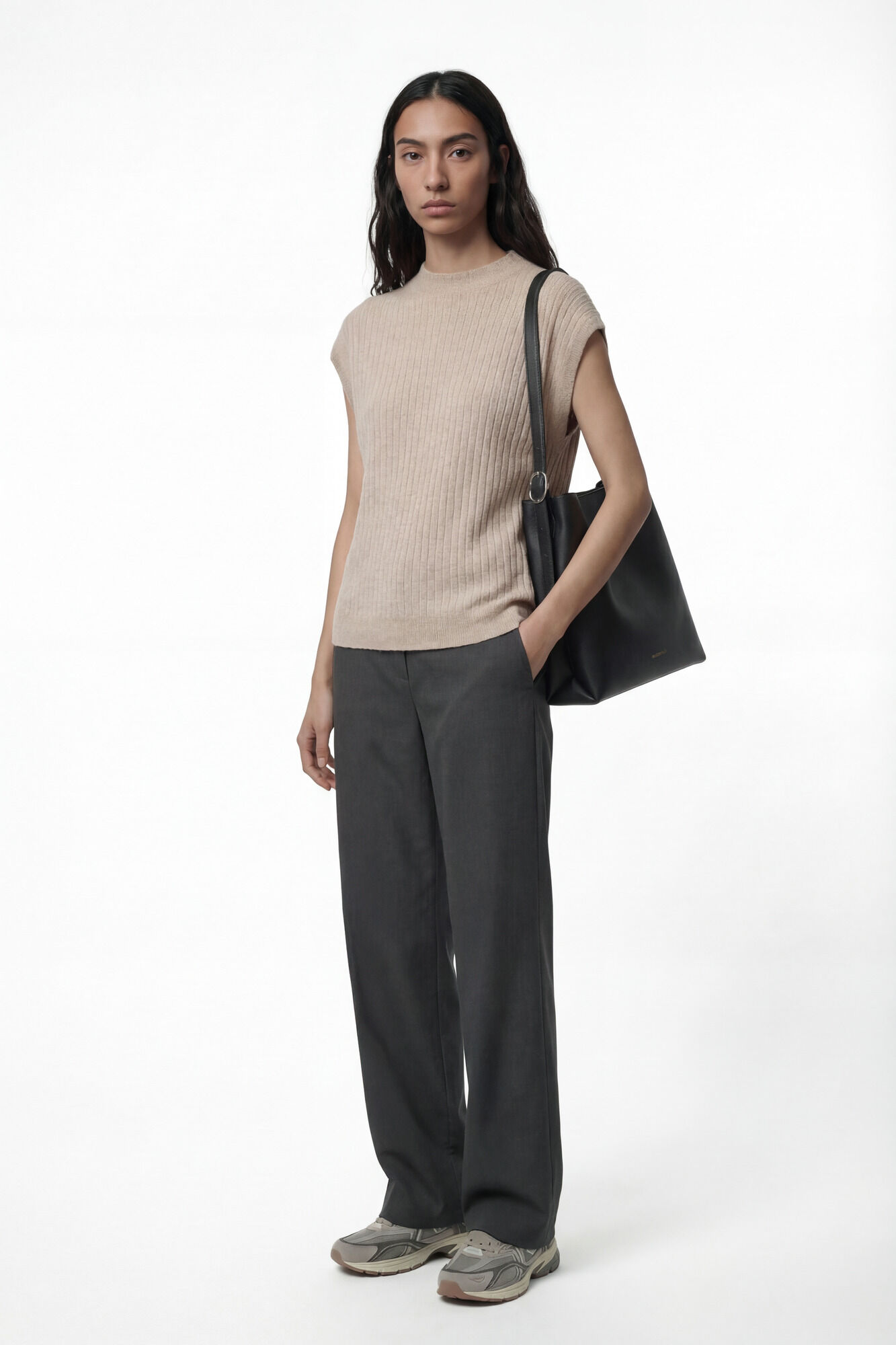 Vero Moda Cal&ccedil;a reta de alfaiataria