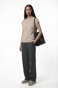 Vero Moda Cal&ccedil;a reta de alfaiataria