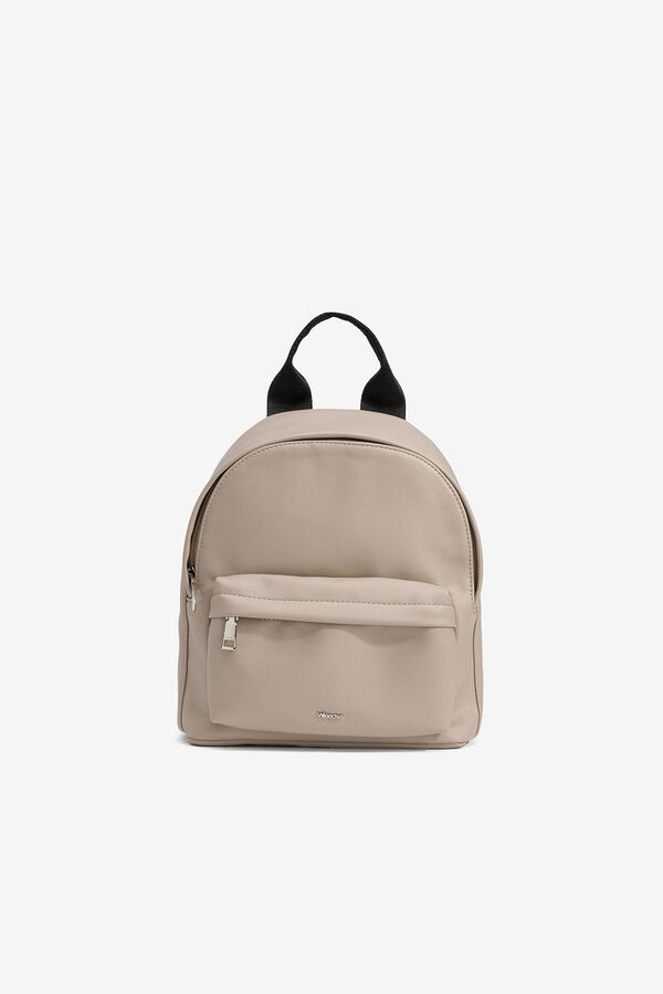 Vilanova Mochila de pele sint&eacute;tico Tostado