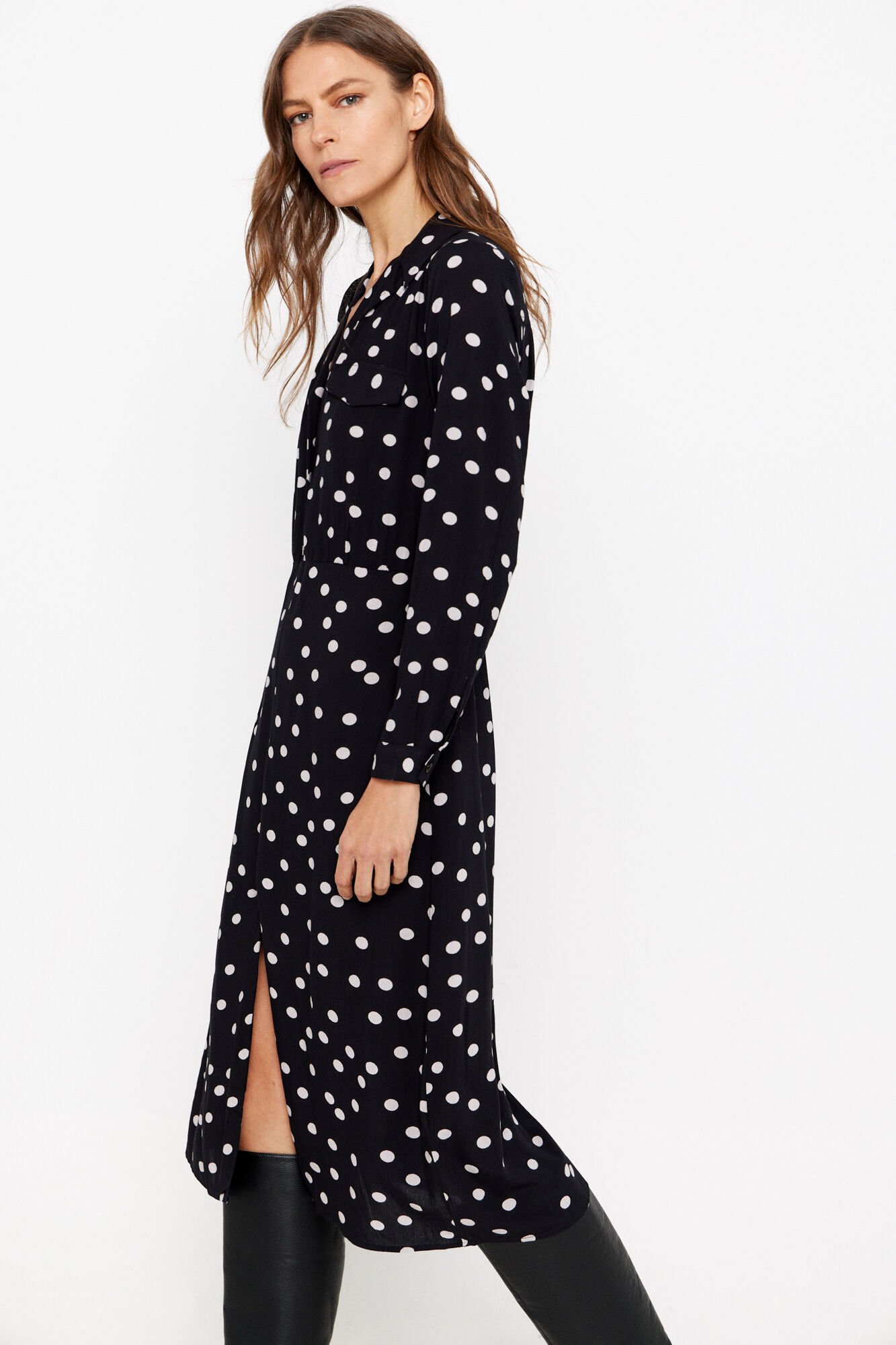 Vestido lunares online cortefiel