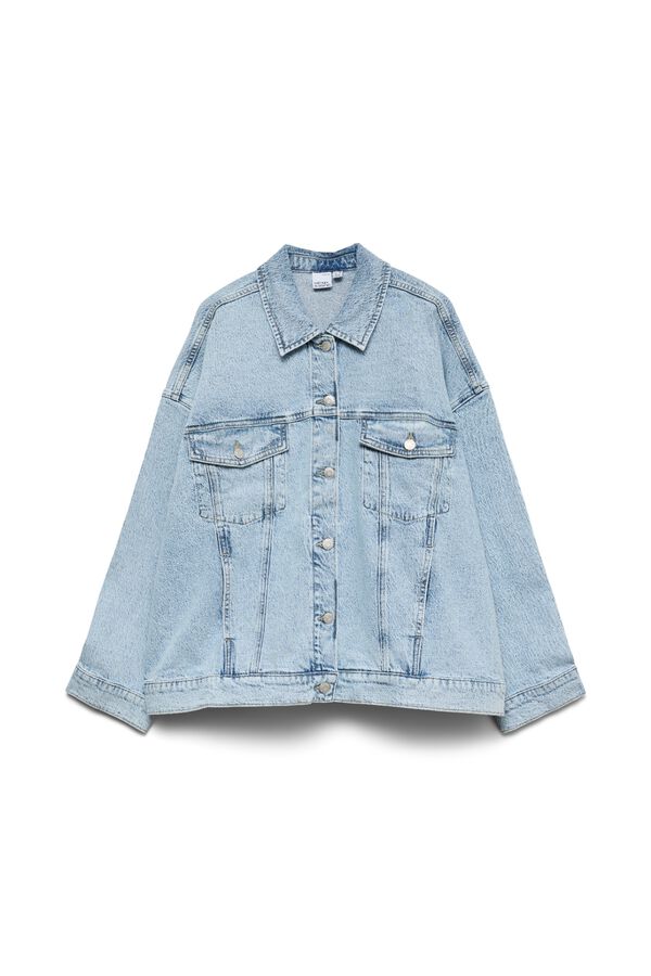 Vero Moda Curve Casaco de ganga tamanho grande Azul