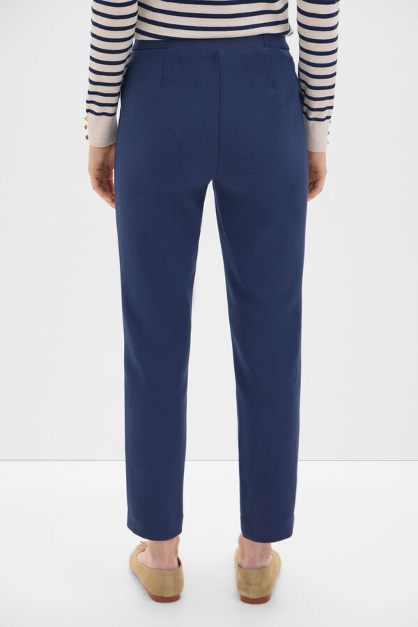 Cortefiel Comfort stretch trousers Navy